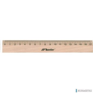 Linijka drewniana 17cm 30060 LENIAR