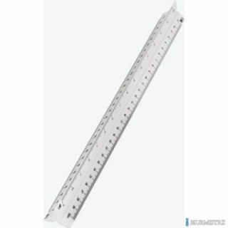 Linijka skalówka 15cm 20012 1:10,20,25,50,75,125