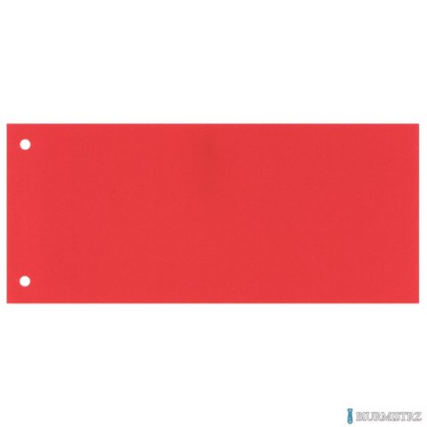 Przekładki 1/3 A4 Maxi Esselte, czerwony, 100 szt., 624446