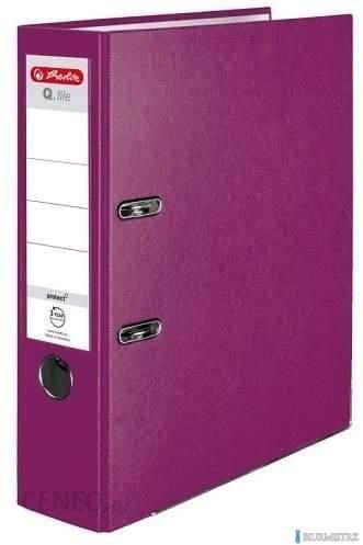 Segregator Q.FILE A4, 8 cm, PP jagodowy 300004844 HERLITZ