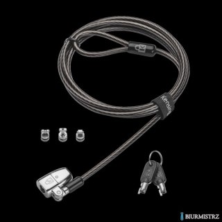 Blokada do laptopów Kensington ClickSafe, 3w1 K68102EU