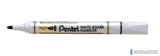Ekonomiczny marker do białych tablic czarny MW85-A PENTEL suchościeralny
