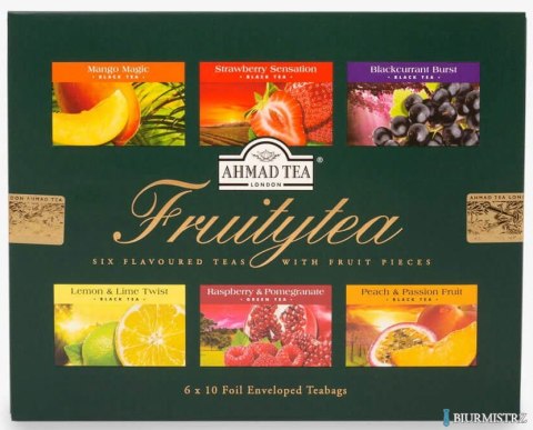 Herbata AHMAD TEA SELECTION LONDON FRUITYTEA mix 6x10 kopert
