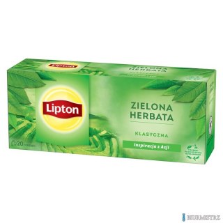 Herbata LIPTON GREEN TEA CLASSIC 20 torebek zielona