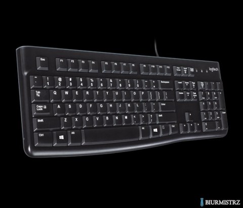 Klawiatura LOGITECH K120 USB przewodowa czarna