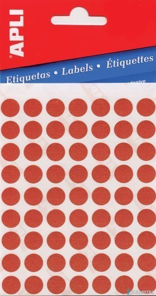 Kółeczka 07109 Q19 samoprzyl epne mix APLI (5ark-100szt)