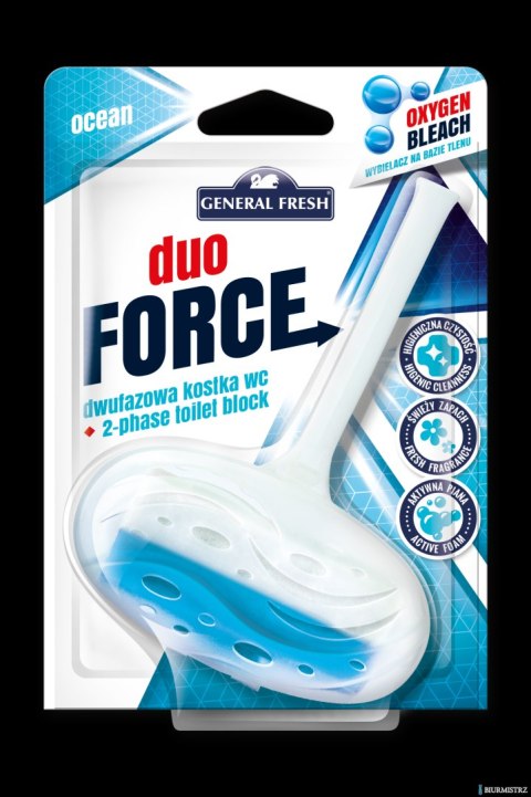 Kostka do WC DUO FORCE zawieszka 40g morze GENERAL FRESH 40302
