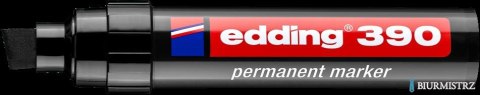 Marker permanentny ścięta końcówka 4-12 mm czarny Edding 390/001/C