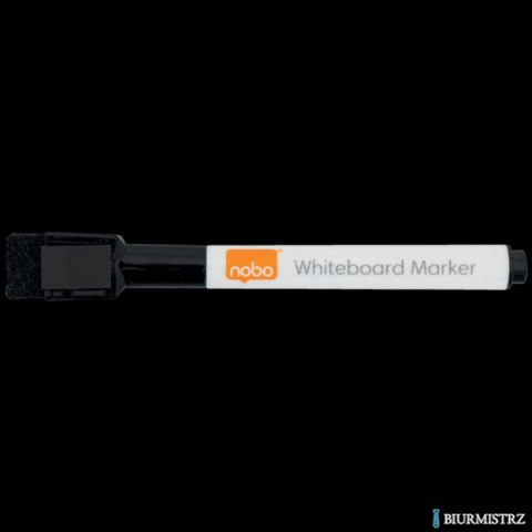 Marker suchościeralny mini, czarny opakowanie 6 szt. Nobo 2104184