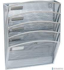 Pojemnik naścienny GR-080S siatka metalowa srebrny 120-1783 GRAND