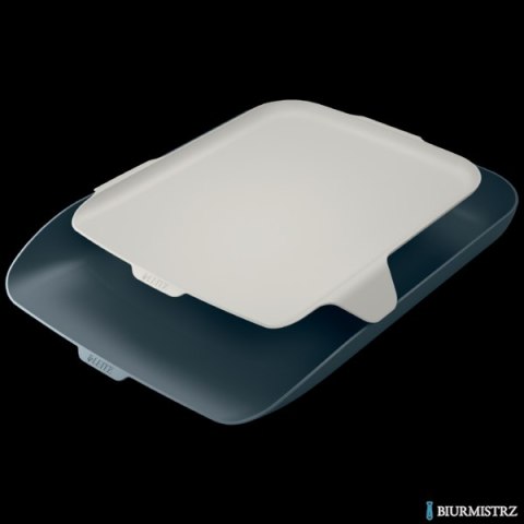 Półka na dokumenty z organizerem Leitz Cosy, szara 52590089