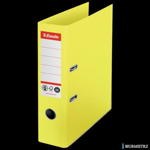 Segregator Esselte No.1 neutralny pod względem emisji CO2, A4, szer. 75 mm, żółty 627566