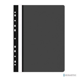 Skoroszyt , PP, A4, miękki, 100/170mikr., wpinany, czarny, typu OFFICE PRODUCTS 21104121-05