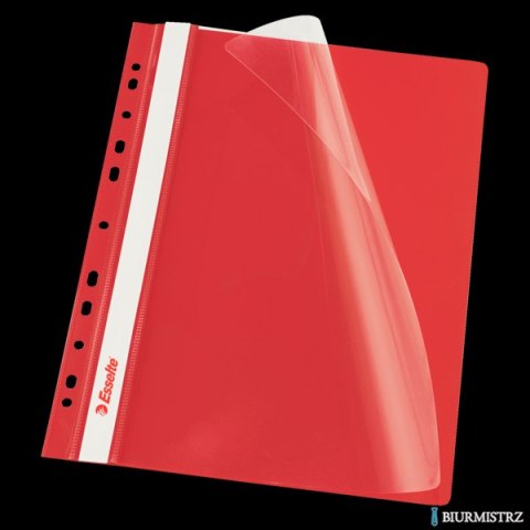 Skoroszyt wpinany ESSELTE czerwony 13585 10szt. w folii