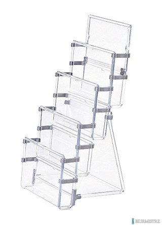 Stojak na ulotki A6 cztery kieszenie 0403-0018-00 PANTA PLAST