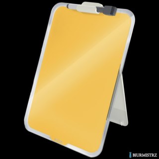 Szklana tabliczka na biurko Leitz Cosy, żółty 39470019