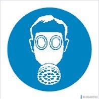 Tabliczka Nakaz stosowania ochrony dróg oddechowych ZZ-5n/1784ZN (X)