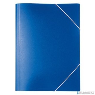 Teczka PP z gumką szeroka TG-02 BIURFOL niebieska