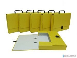 Teczka szkolna LUX 2 żółta DELFIN (X) SALE