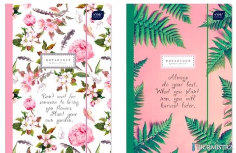 Teczka z gumką A4+ LUX UV BOTANIQUE INTERDRUK *9103