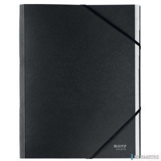 Teczka z przekładkami Recycle A4 12 przekładek, czarny Leitz, 41740025