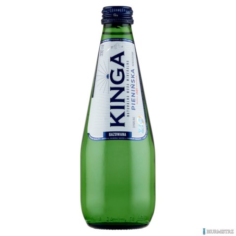 Woda KINGA PIENIŃSKA 330ml (12szt.) gazowana szkło