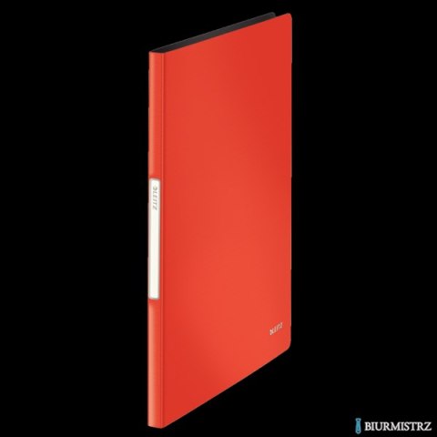 Album ofertowy 20kieszeni LEITZ SOLID jasnoczerwony 45641020