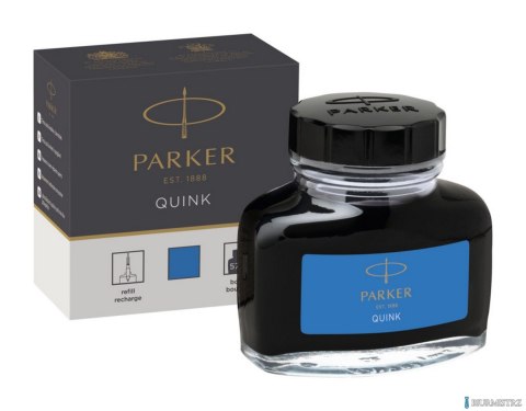 Atrament QUINK w butelce (57 ml) niebieski zmywalny 1950377 PARKER
