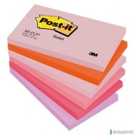 Blocz.127x76 p.RADOSNA 655FLJO 6szt.POST-IT 3M FT510283466