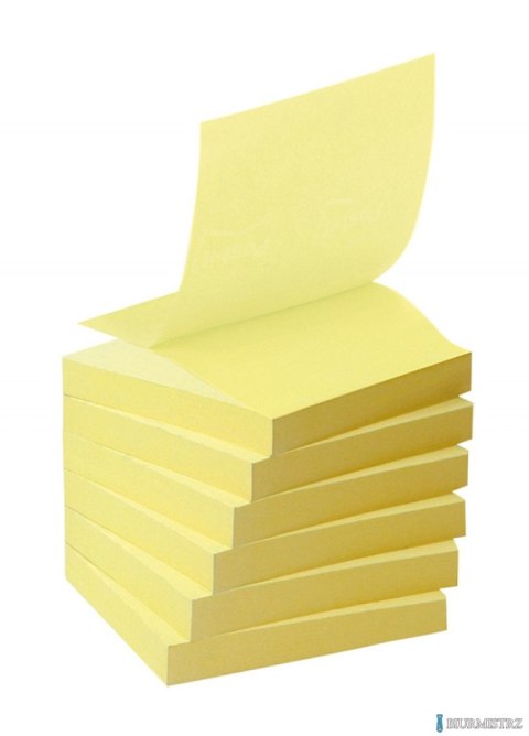 Bloczek samoprzylepny ekologiczny POST-IT_ Z-notes (R330-1T), 76x76mm, 16x100 kart., żółty