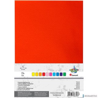 Filc A4 mix kolorów 10 arkuszy 344561 TITANUM