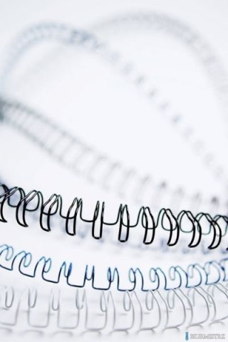 Grzbiety drutowe biale 10mm (100szt) 53262 FELLOWES (51-80 kartek) 3/8" skok 3:1