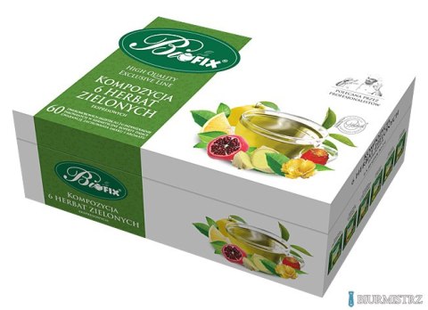 Herbata BIFIX kompozycja 6 smaków zielona 60kopert