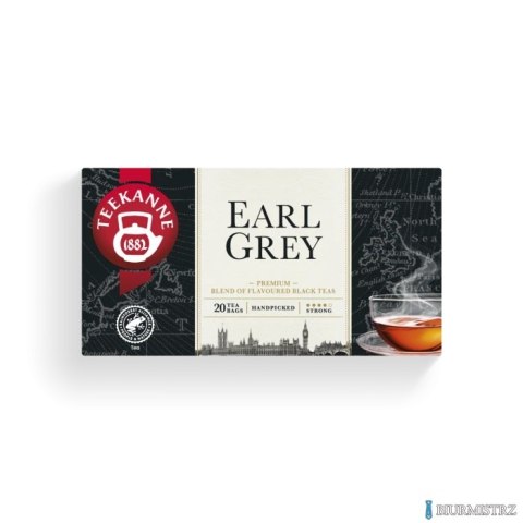 Herbata TEEKANNE Earl Gray 20 kopert czarna
