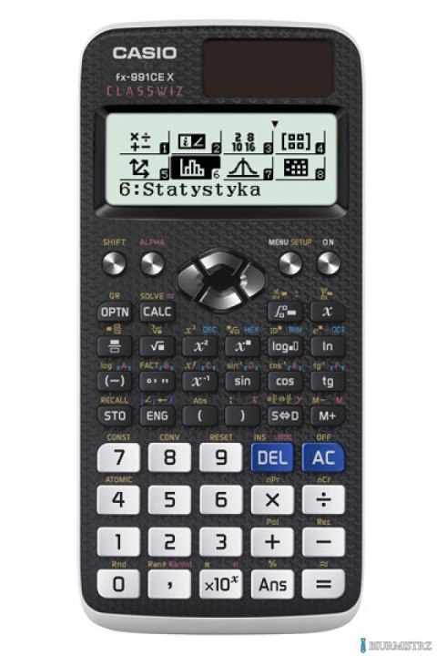 Kalkulator CASIO FX-991CEX naukowy 668 funkcji, 77x166mm, czarny