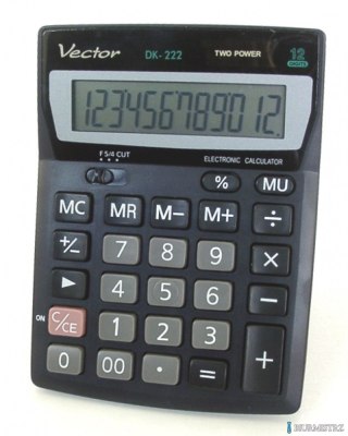 Kalkulator VECTOR DK-222 12p