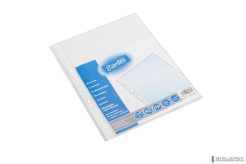 Koszulki krystaliczne A5 45mic., w folii (100szt) BANTEX 100550091
