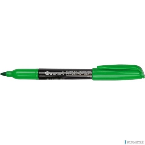 Marker permanentny okrągły zielony PY1002-GY 71092 (X) cienki jak Sharpie