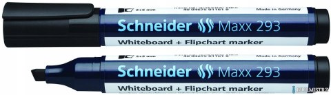Marker suchościeralny Maxx 293 czarny ścięta końcówka SCHNEIDER 129301