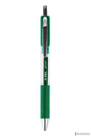 Pióra żelowe G289 zielone 0.5 automatyczne AMA1289823 OPEN długopis żelowy (X)