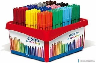 Pisak FLAMASTRY GIOTTO mix kol. (108 szt.) kubek TURBO MAXI 524000 zestaw szkolny
