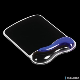 Podkładka KENSINGTON Crystal Mouse Pad- Wave niebiesko-czarna 62401