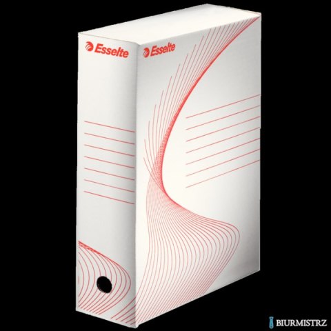 Pudło archiwizacyjne boxy 100 mm, poj. 1000 kartek, biały Esselte, 128102/128201