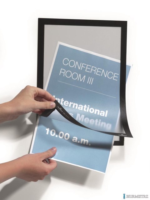 Ramki MAGAFRAME A4 czarne (2sztuki) samoprzylepna DURABLE 487201