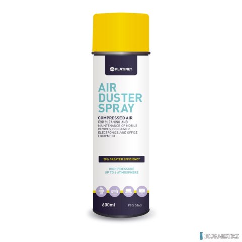 Sprężone powietrze 600 ml. Platinet PFS5160