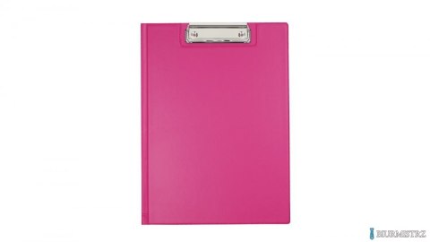 Teczka z klipsem A4 pink BIURFOL KKL-04-03 (pastel różowy )