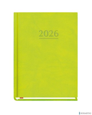 Terminarz OLA A6 2026 - zieleń Michalczyk i Prokop T-212V-Z KALENDARZ tydzień na 2 stronach