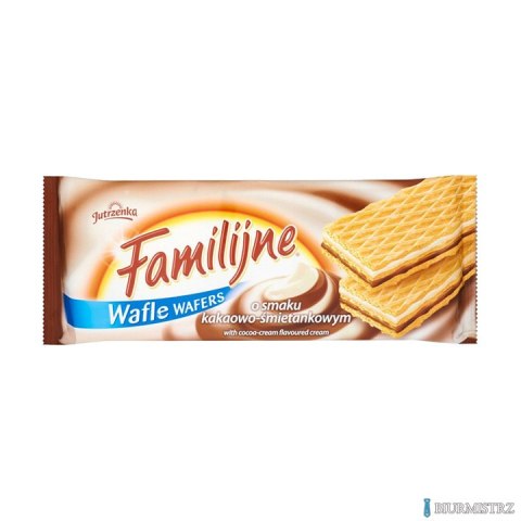 Wafle FAMILIJNE Kakaowo-śmietankowym 180g JUTRZENKA