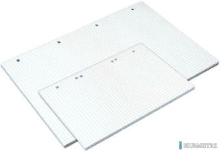 Wkład szkolny do segr.A5 biały kratka 50k. UNIPAP