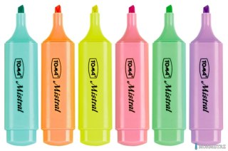 Zakreślacz MISTRAL, szeroka końcówka 1-5mm, niebieski TO-334 Toma